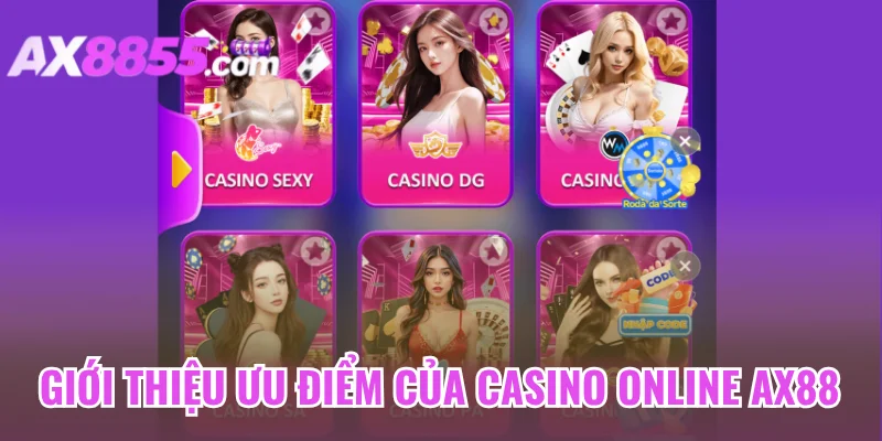 Giới thiệu ưu điểm của casino online 